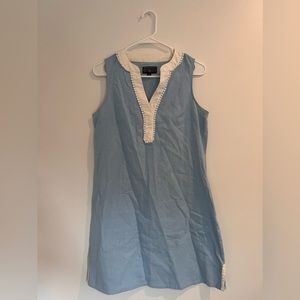 Light Blue Preppy Shift Dress